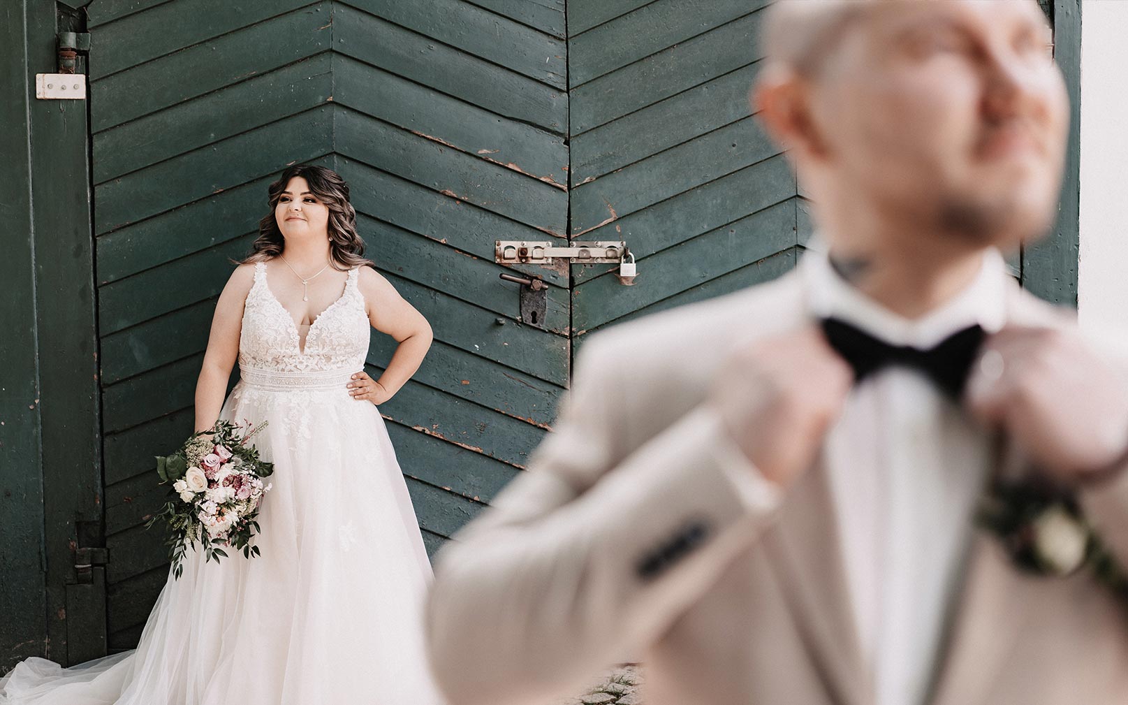 Atmosphärischer Hochzeitsmoment